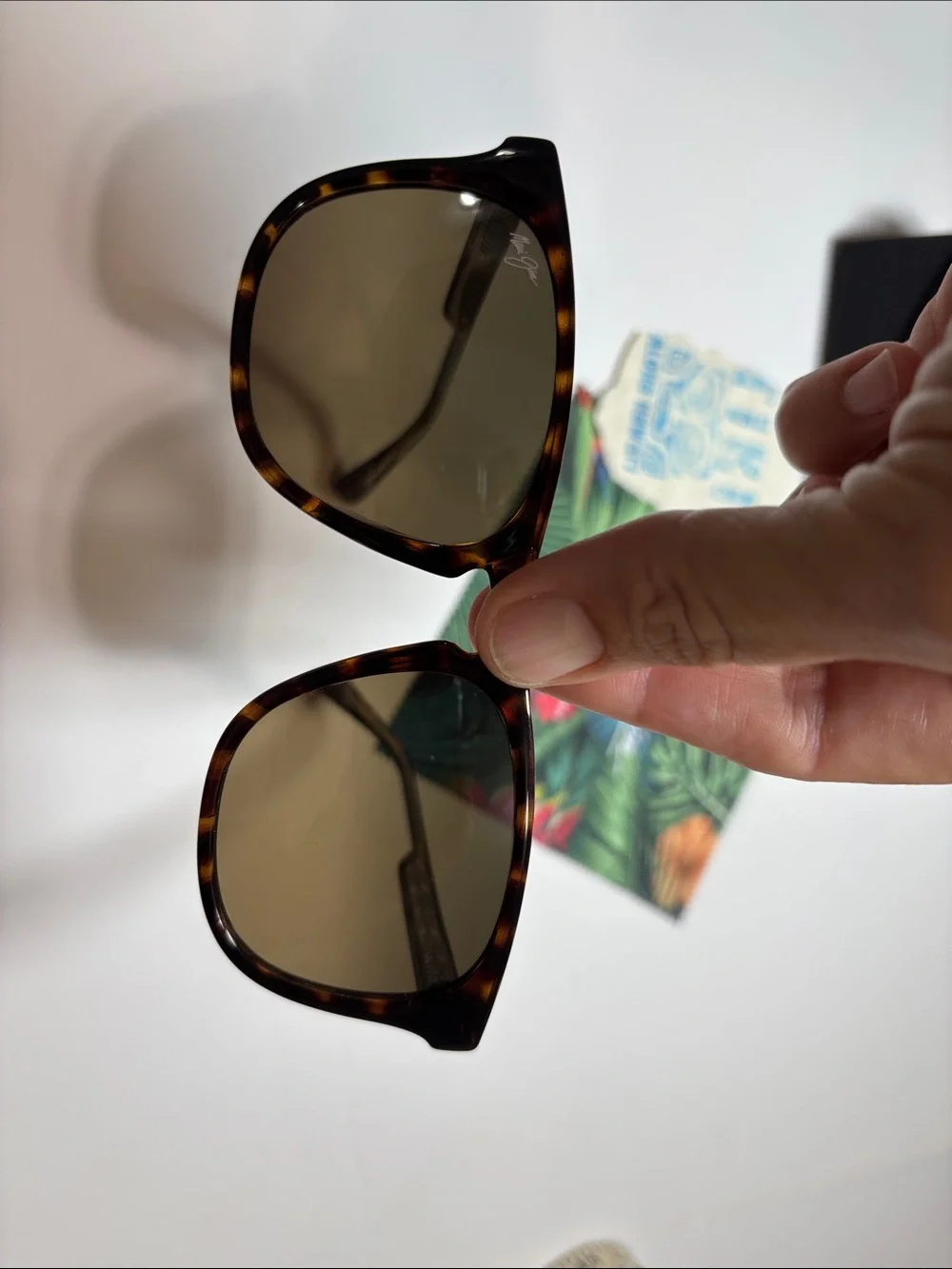 Maui Jim Kupaa Polarized Glass Lense Sunglasses Like New